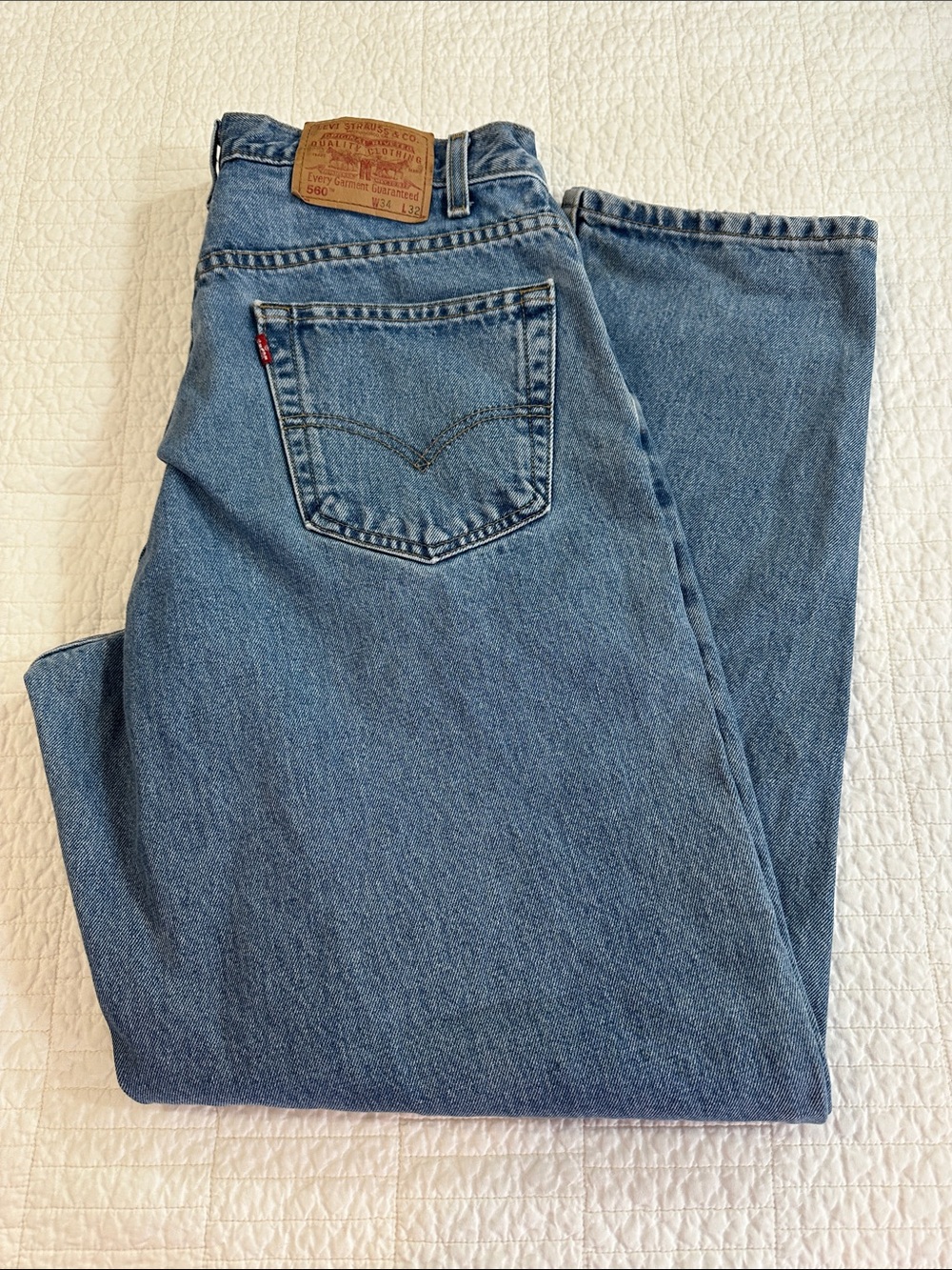 Men's Levi's 560 jeans size 34x32 Comfort Fit Discontinued Rare - Picture 2 of 6